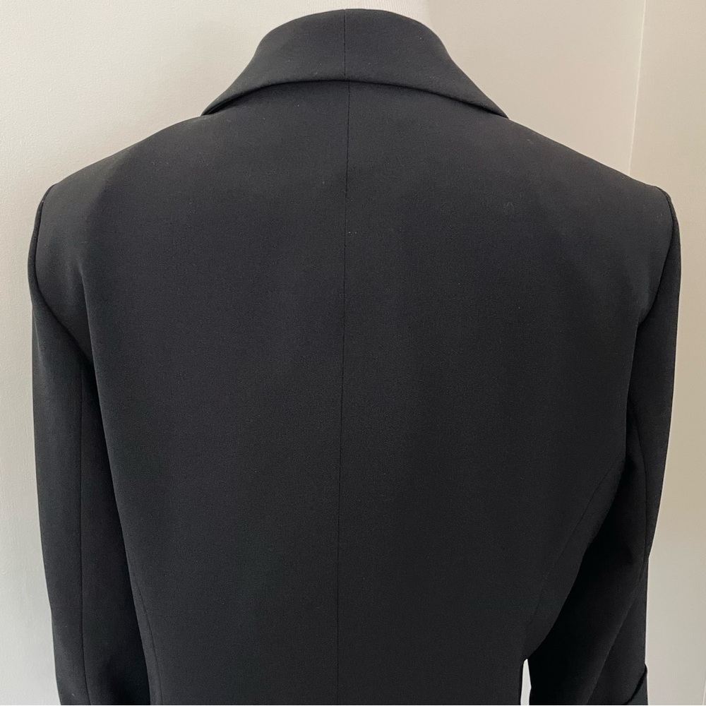 Black Label by Evan-Picone Womens Regular Fit Suit Jacket Black Size 14 - Picture 11 of 13